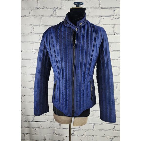 MNG Jacket Womens M Quilted puffed Twill Bomber Retro glam Streetwear corpcore - Picture 1 of 10